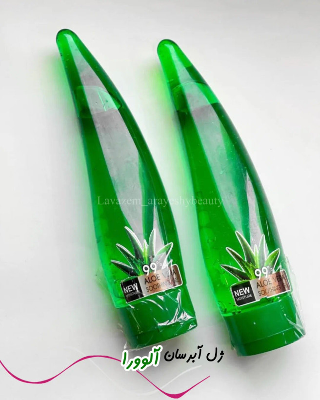 ژل آبرسان آلوئه ورا ۹۹٪ تسکین دهنده پوست