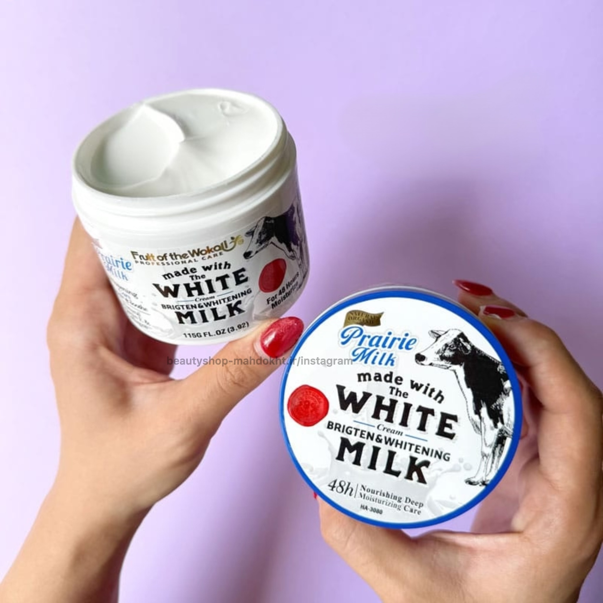 کرم روشن کننده و آبرسان مدل White Milk