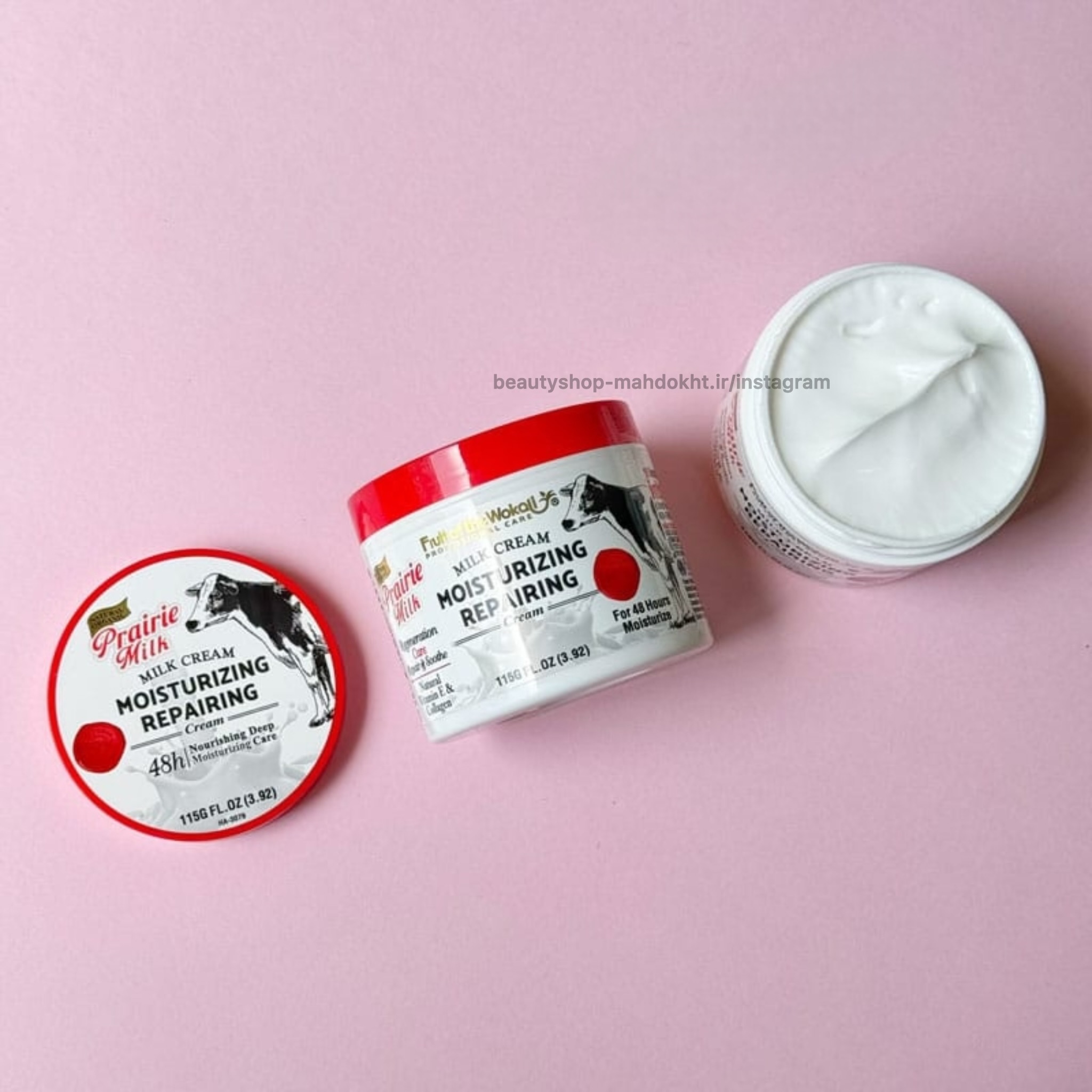 کرم ترمیم کننده شیر گاو مدل Moisturizing Repairing(115 گرم)