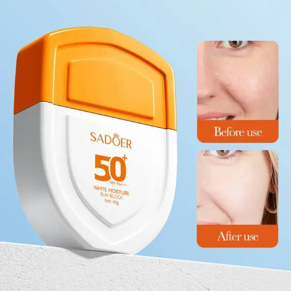 ضدآفتاب بی رنگ (روشن کننده پوست) spf 50 حجم 40 گرمی🧡
