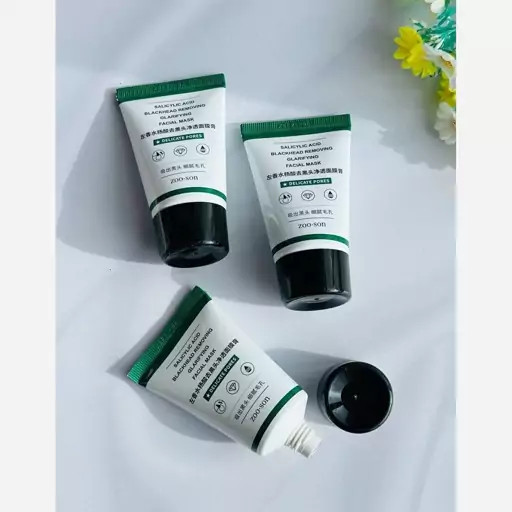 بلک ماسک(ماسک ذغال) سالیسیلیک اسید تخلیه کننده جوش سرسیاه بینی🧪😶🌫️